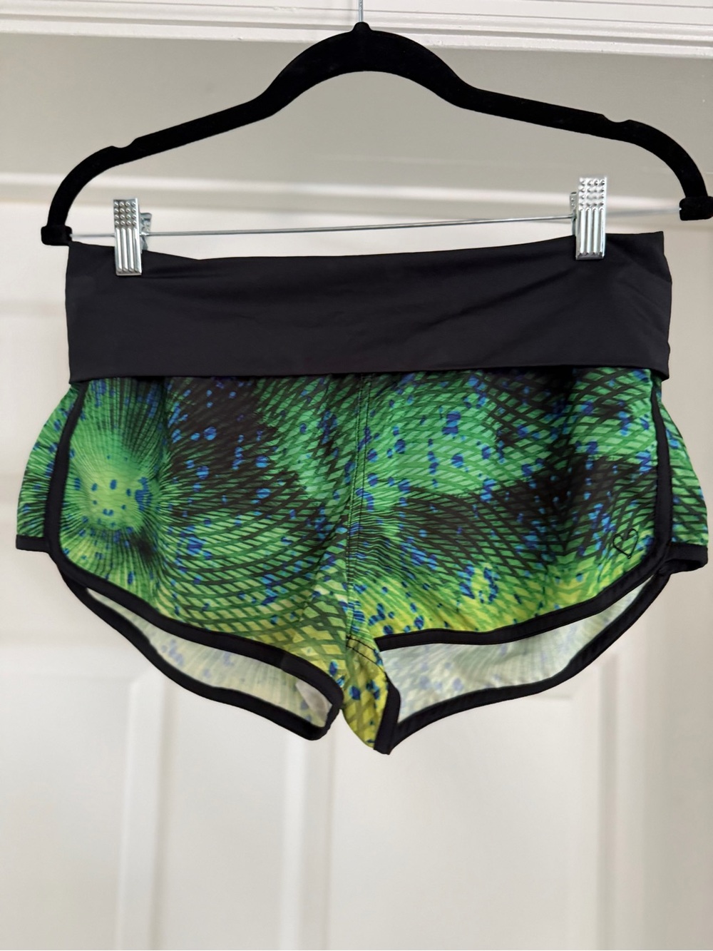 Pelagic Green and Black Athletic Swim Shorts